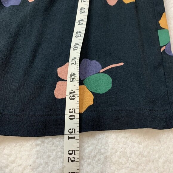 Corey Lynn Calter Anthropologie Women's Wide Leg Floral Jumpsuit Size XS Blue - Picture 10 of 14